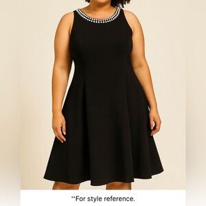 Kate Spade Black Dress with Crystal Accents